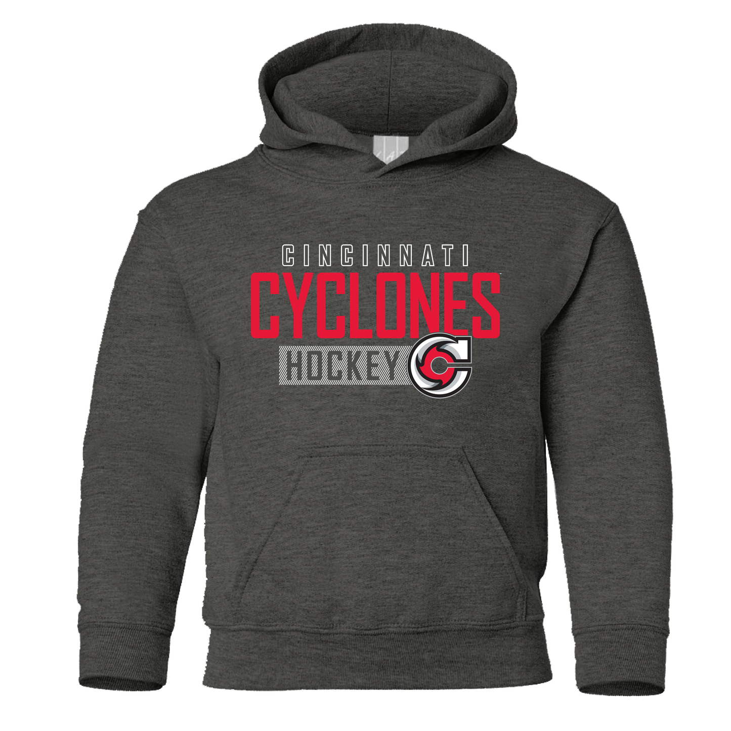 CYCLONES HOCKEY GREY HOODY