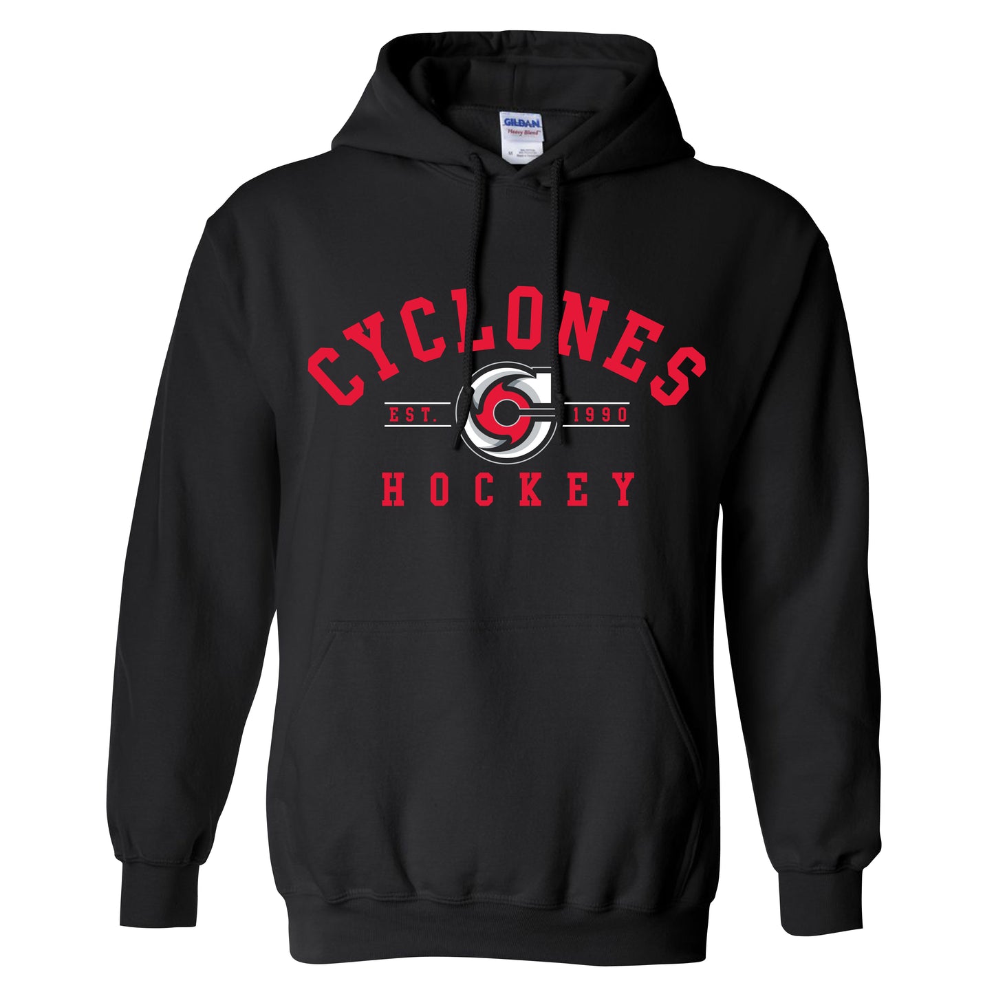24 BLACK CYCLONES HOODY