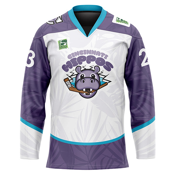 Cincinnati Hippos Sublimated Replica Jersey