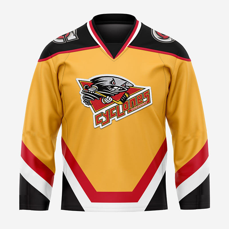 CYCLONES SUBLIMATED THROWBACK NIGHT JERSEY EARLY PREORDER