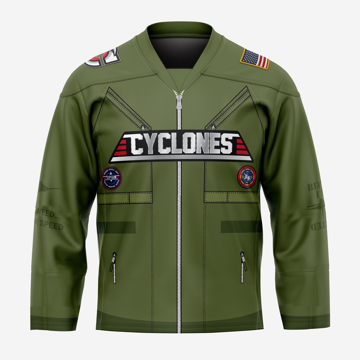 CYCLONES CINCINNATI TACKLE TWILL TOP GUN MILITARY APPRECIATION EARLY PREORDER