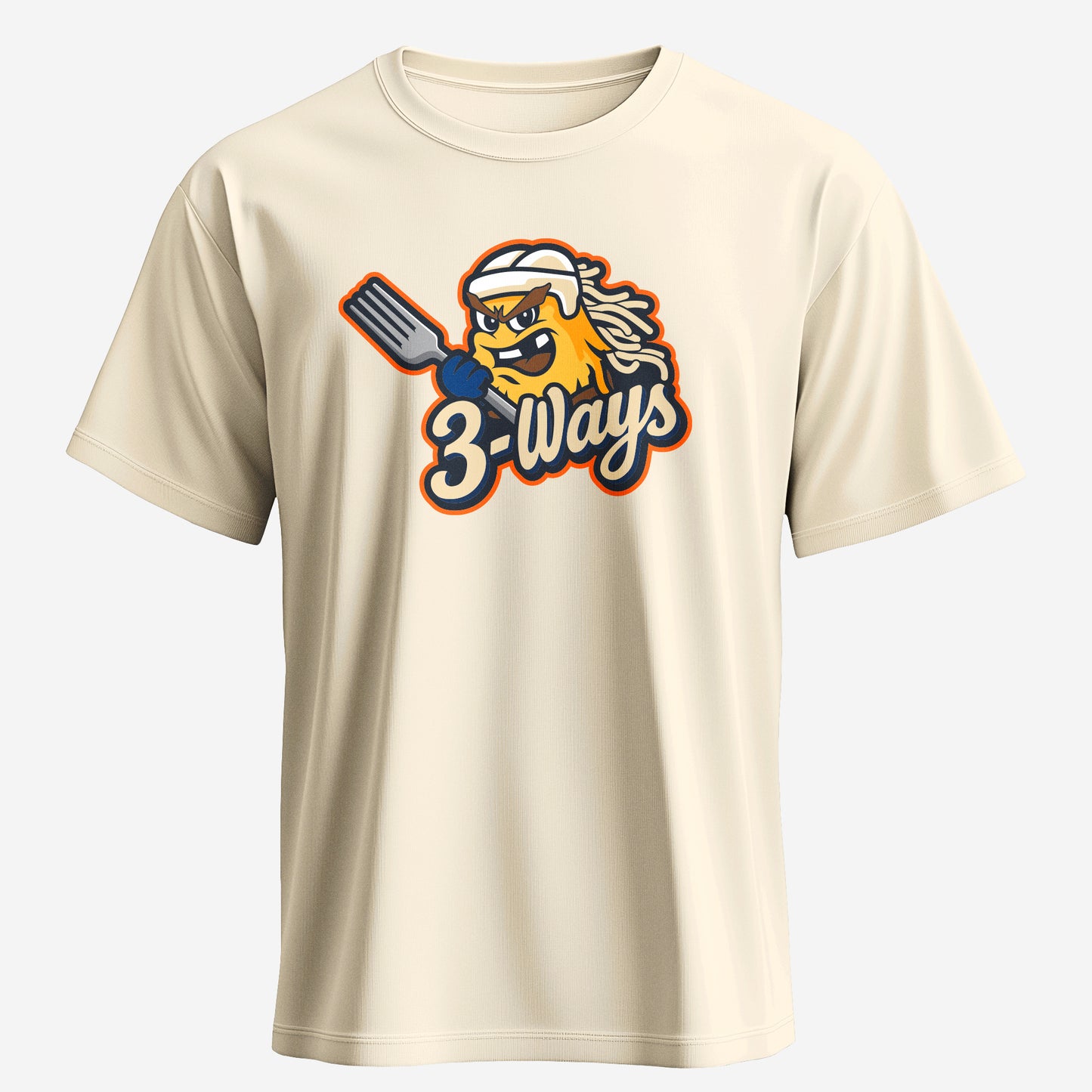 3-Ways Off White Logo Tee