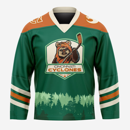 CYCLONES CINCINNATI SUBLIMATED EWOK STAR WARS WEEK OF GAME PREORDER